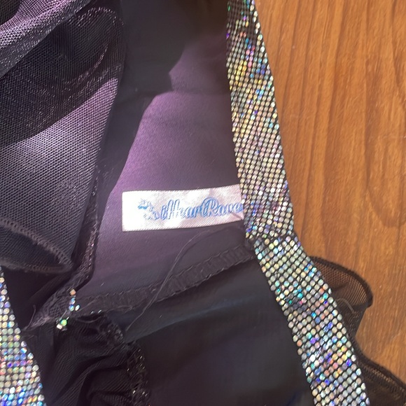 Iheartraves Black Hologram Micro Skirt Small - Picture 3 of 3